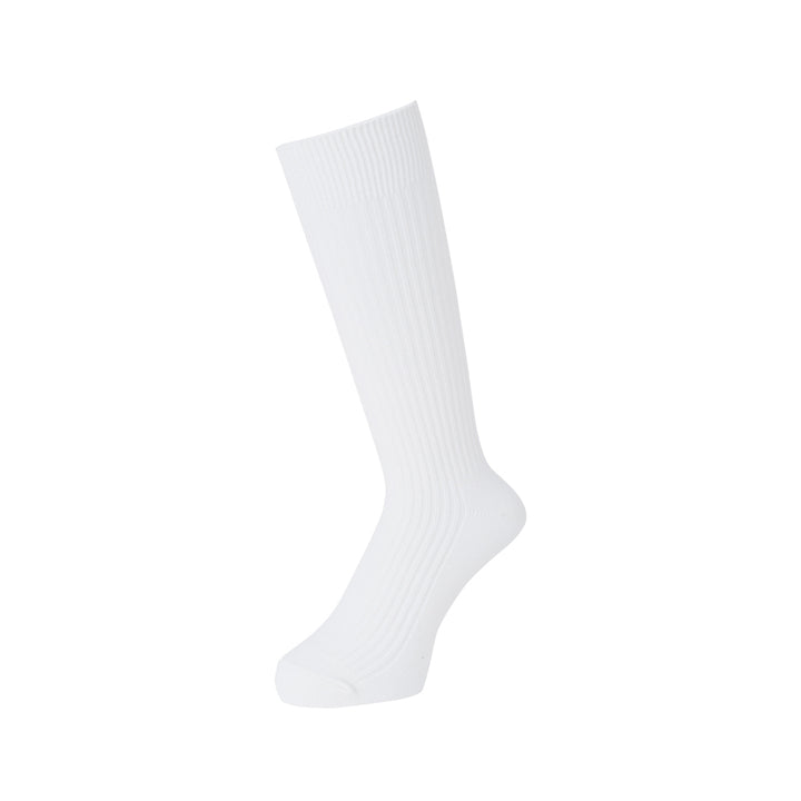 Power Fit Cotton Crew Socks - White (MEN)