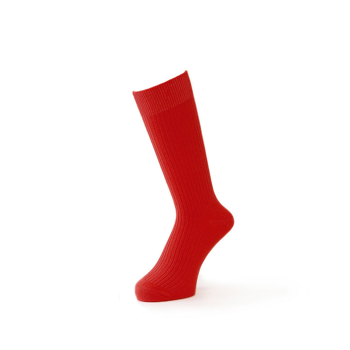 Power Fit Cotton Crew Socks - Red (MEN)