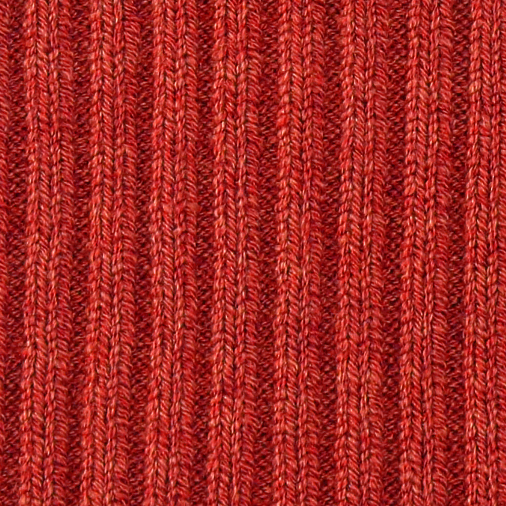 Power Fit Cotton Crew Socks - Red (MEN)