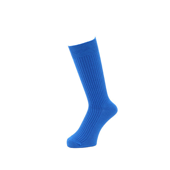 Power Fit Cotton Crew Socks - Blue (MEN)