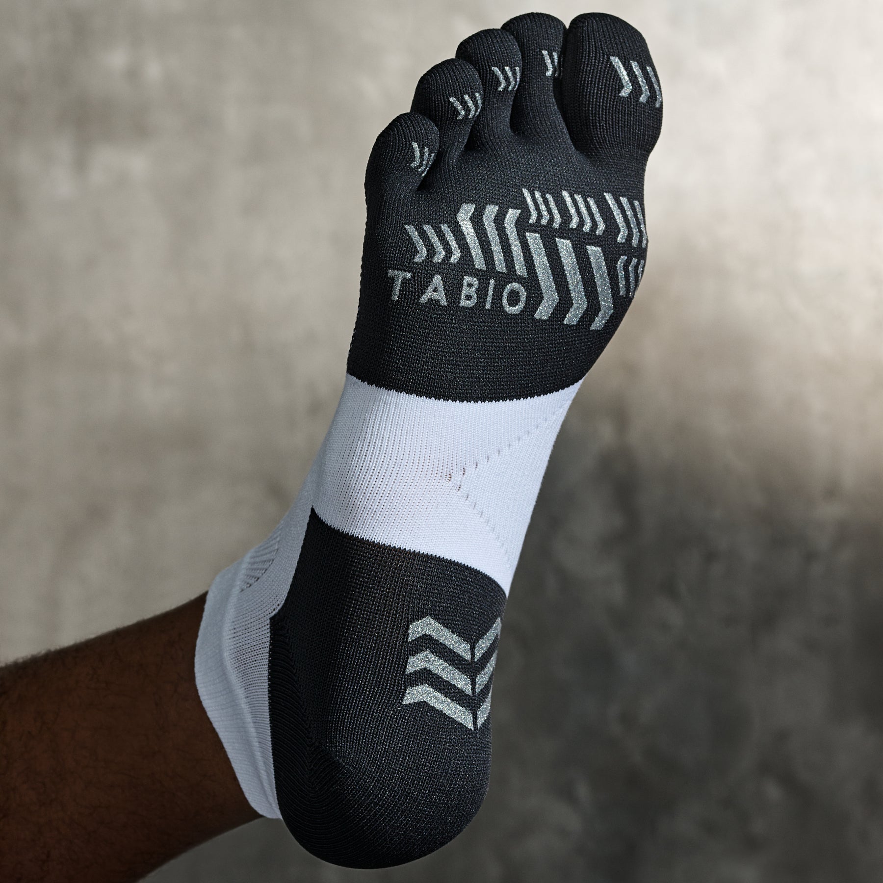 VICOODA Men's Cotton 5 Finger Toe Socks Running No Show Breathable Short  Sport Sock