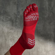 Signature Run Toe  Crew Socks