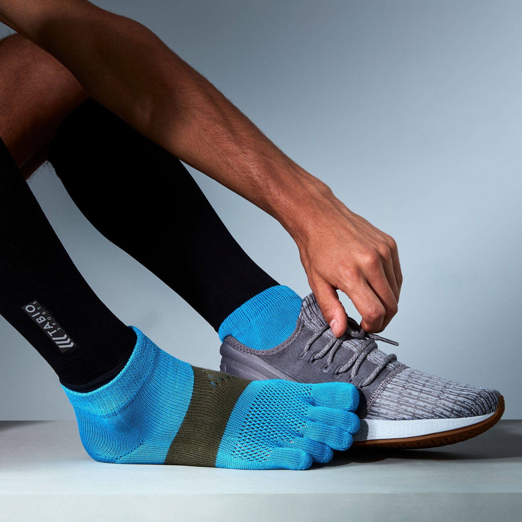 1 Pack Mens & Ladies Sports Light Runner Toe Socks TOETOE - Decathlon