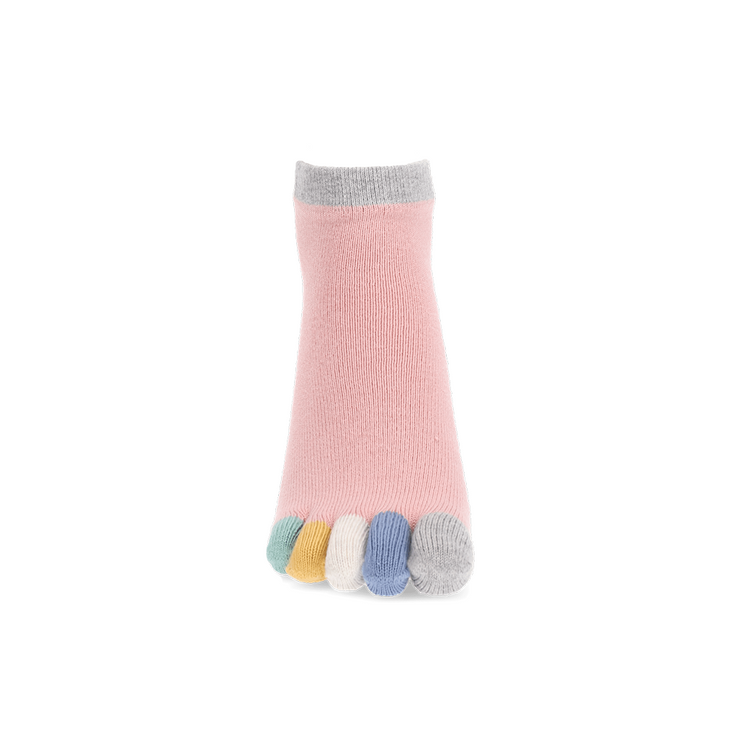 Tabio Women's Colorful Toes Anti-Odor Cotton Short Crew Socks ...