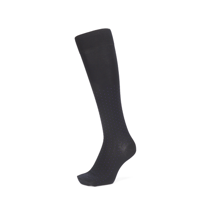 Pin Dot Cotton  Knee-High Socks